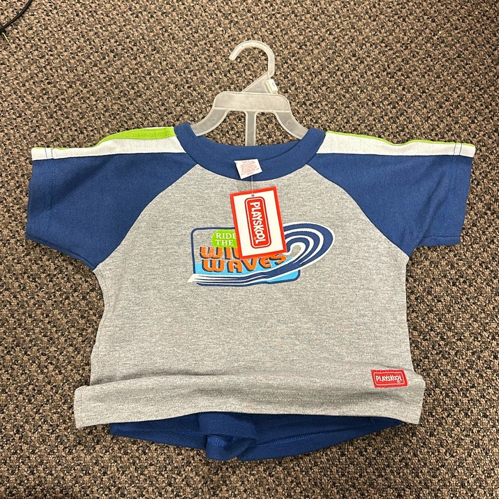 NWT Boys Playskool Matching Set - Wild Waves - Size 2t